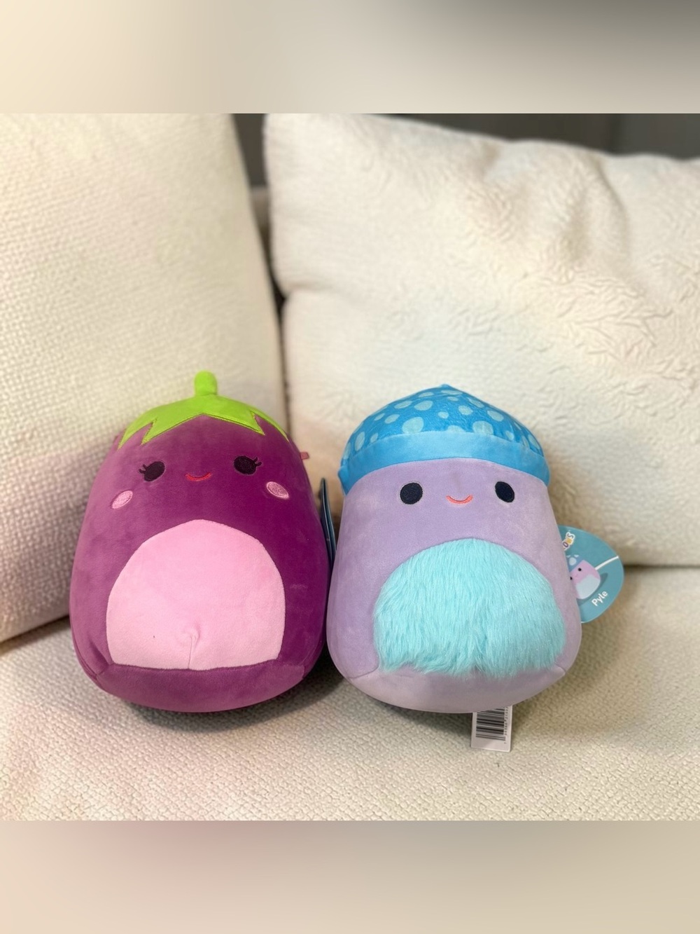 2 Squishmallows-Pyle & Glena